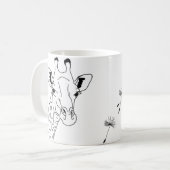 Mug Giraffe minimaliste (Devant gauche)