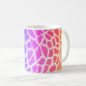 Mug Giraffe Motif couleur arc-en-ciel (Devant droit)