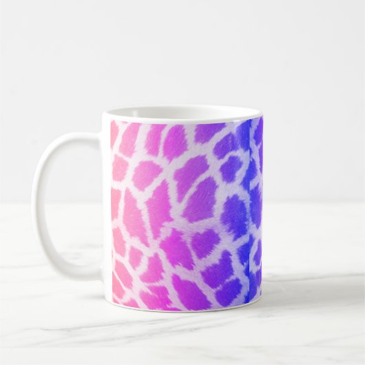 Mug Giraffe Motif couleur arc-en-ciel (Gauche)