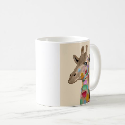 Mug Giraffe multicolore (Devant droit)