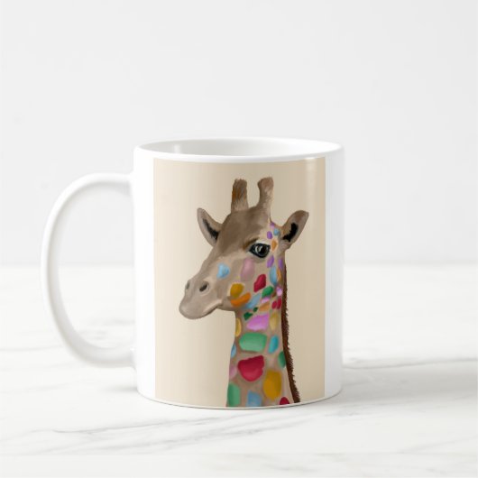 Mug Giraffe multicolore (Gauche)