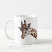Mug Giraffe Portrait Photo (Gauche)