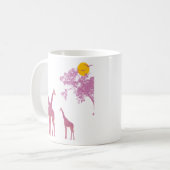 Mug Giraffe Safari Africain (Devant gauche)