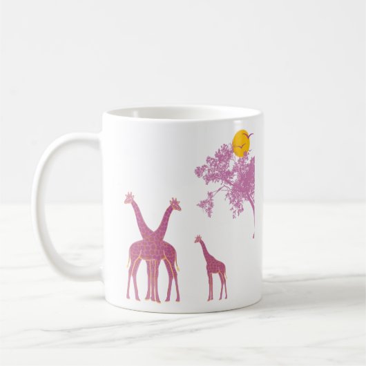 Mug Giraffe Safari Africain (Gauche)