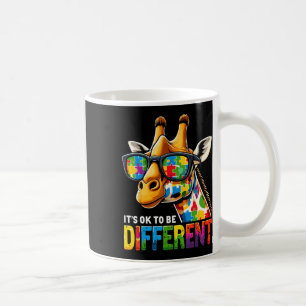 Mug Giraffe Sensibilisation sur l'autisme Il Est Ok D'