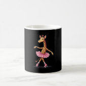 Mug Giraffe Sur Patins À Roulettes En Débardeur Tutu R (Centre)
