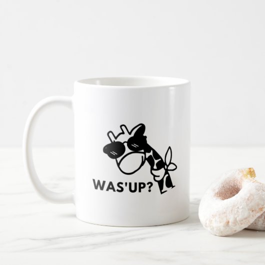 Mug Giraffe What's Up (Avec donut)