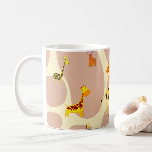 Mug Giraffes (Avec donut)