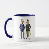 Mug Giraffes de golf 2 (Gauche)