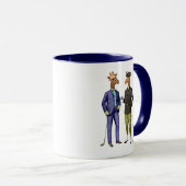 Mug Giraffes de golf 2 (Devant droit)