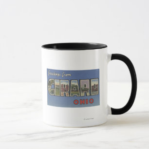 Mug Girard, OhioGrandes lettres ScènesGirard, OH