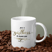 Mug Girl Boss Construisant Son Empire Gold Script