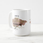 Mug Girl Boss Construisant Son Empire Rose Gold Café (Devant gauche)