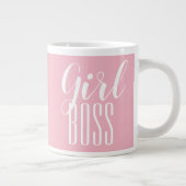 Mug Girl Boss Nom personnalisé Diamond Pink (Droite)