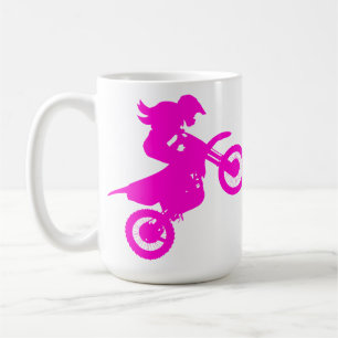 Mug Girl Dirt Bike