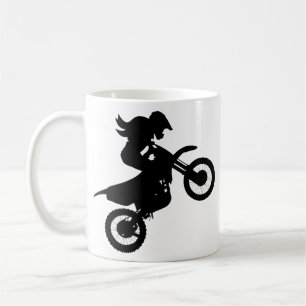 Mug Girl Dirt Bike