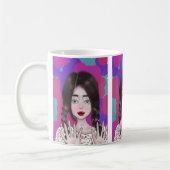 Mug Girl Drawing (Gauche)