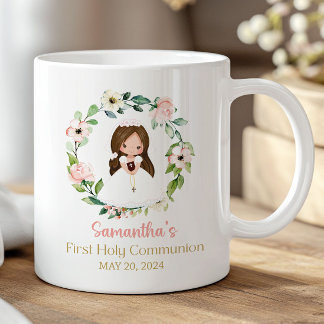 Mug Girl First Holy Communion Favor Keepsake Religious