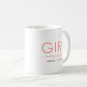 Mug Girl Mama Personalized With Daughter (Devant droit)