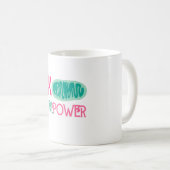 Mug Girl Power (plaisanterie scientifique) (Devant droit)