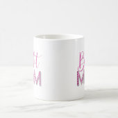 Mug Girl Rose Ballet Maman Épargne Diamond Typographie (Centre)