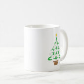 Mug Girls Gymnastique Arbre de Noël (Devant droit)