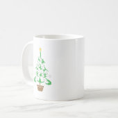 Mug Girls Gymnastique Arbre de Noël (Devant gauche)
