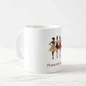 Mug Girls in Glam Gold Black Red Dresses (Devant gauche)