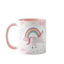 Girls Rose Unicorn Rainbow Sparkle