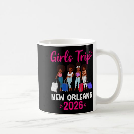 Mug Girls Trip New Orleans 2026 Squad Matching Outfit (Droite)