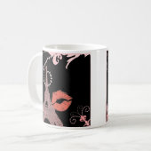 Mug girly chic retro mode paris eiffel tower (Devant gauche)