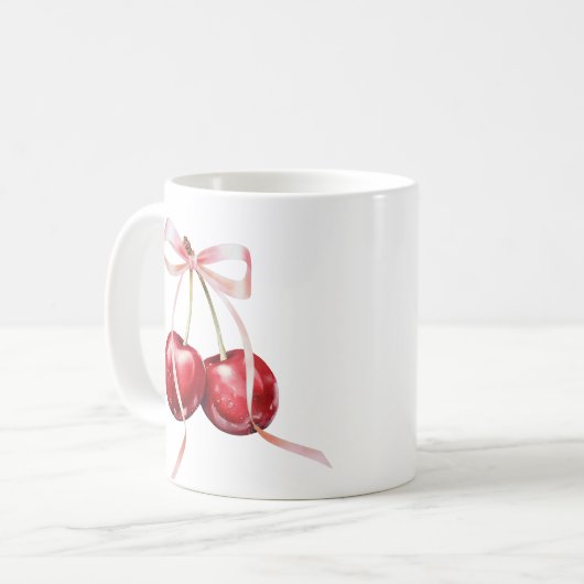 Mug Girly Coquette Cherry (Devant gauche)