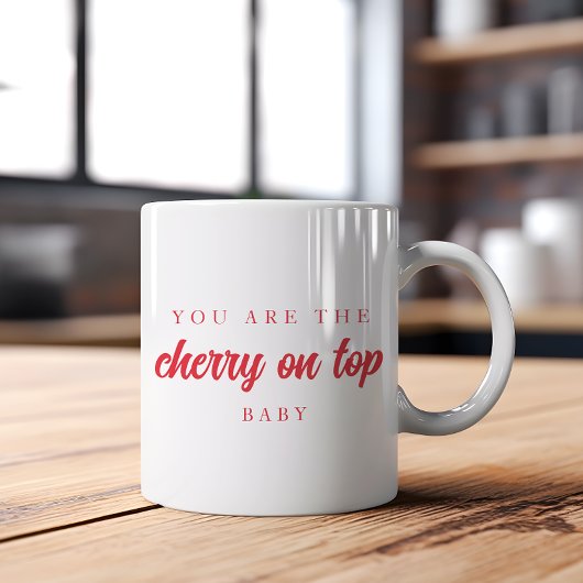 Mug Girly Coquette Cherry