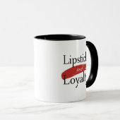 Mug Girly Makeup Lover Loyalty Slogan (Devant droit)