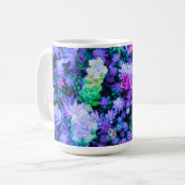Mug Girly Pink and Purple Floral Succulents (Devant gauche)