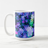 Mug Girly Pink and Purple Floral Succulents (Gauche)