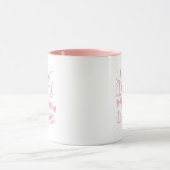 Mug Girly Pink Bow "Dreams and Lip Gloss" Quote (Centre)