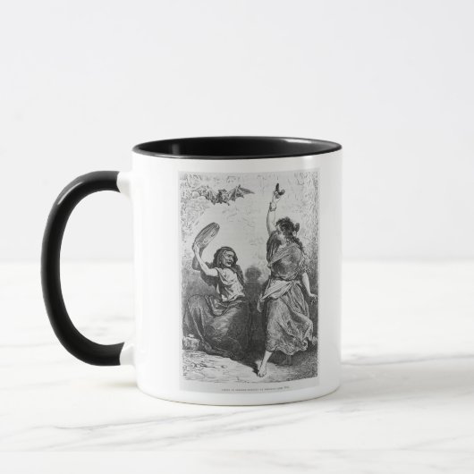 Mug Gitana de Grenade dansant le zorongo (Gauche)