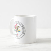 Mug Gîte de franc-maçonnerie de l'état de l'Illinois (Devant gauche)