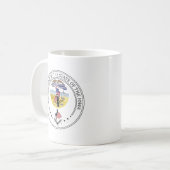 Mug Gîte de franc-maçonnerie de l'État de l'Iowa (Devant gauche)