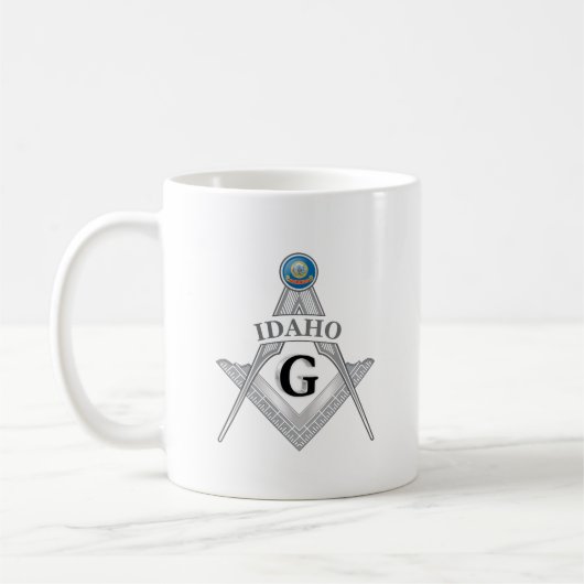 Mug Gîte de franc-maçonnerie de l'Etat d'Ihado (Gauche)