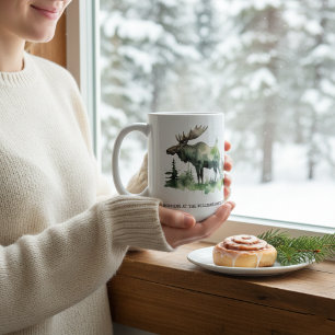Mug Gîte personnalisé de la famille Williams Aquarelle