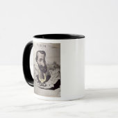 Mug Giuseppe Verdi, caricature, 1860's (Devant gauche)