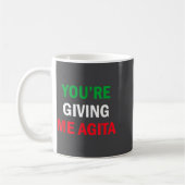 Mug Giving Me Agita Funny Italian Sayings Quote  (Gauche)