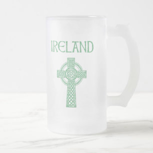 Mug givré croix celtique d'Irlande