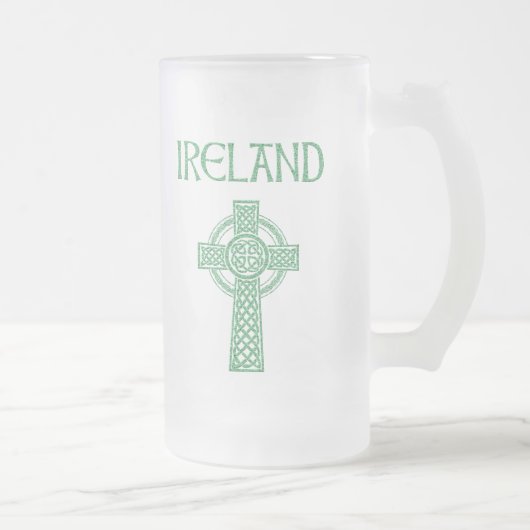 Mug givré croix celtique d'Irlande (Droit)