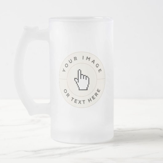 Mug givré - Personnalisé (ajouter image/texte) (Gauche)