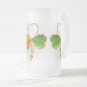 Mug givré Trèfle Irlandais (Devant droit)
