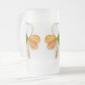 Mug givré Trèfle Irlandais (Devant gauche)