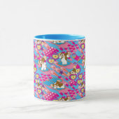 Mug Gizmo | Pink Peace & Love Motif (Centre)